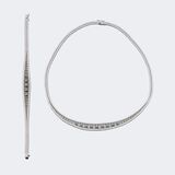 Diamond Jewellery Set: Necklace and Bracelet - image 1