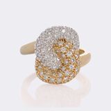 Bicolour Diamond Ring - image 1