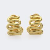 Pair of Creoles 'Waves' - image 1