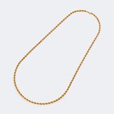 Long Gold Cord Necklace