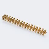 Gold Garibaldi Jewellery Set: 2 necklaces, Brooch and Earclips - image 4