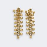 Gold Garibaldi Jewellery Set: 2 necklaces, Brooch and Earclips - image 5