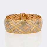 Tricolour Gold Bracelet - image 1