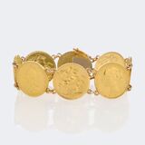 Bracelet with Gold Coins - image 2