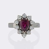 Rubin Diamond Ring - image 1