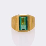 Tourmaline band ring - image 1