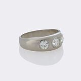 Altschliffdiamant Bandring - Bild 2