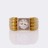 Art-déco Old Cut Diamond Ring - image 1
