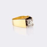 Old Cut Diamond Solitaire Ring - image 2
