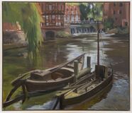 Boats at the Stintmarkt Lüneburg - image 2