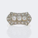 Art-déco Diamond Ring - image 1