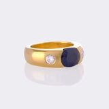 Sapphire Diamond Ring - image 2
