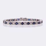 Sapphire Diamond Bracelet - image 1