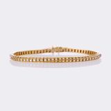 Rare White Diamond Tennis Bracelet - image 1