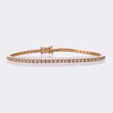 Rare White Diamond Tennis Bracelet - image 1