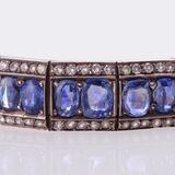 Natural Ceylon Sapphire Bracelet with Diamonds - image 3