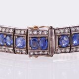 Natural Ceylon Sapphire Bracelet with Diamonds - image 4