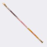 Multicoloured Rainbow Sapphire Bracelet - image 2