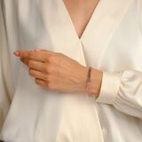 Multicoloured Rainbow Sapphire Bracelet - image 3