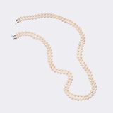 Two-row Pearl Necklace - image 2