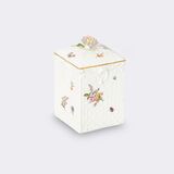 Tobacco jar with floral painting - image 2