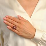 Vintage Ruby Diamond Ring - image 3