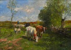 Cows in the meadow - image 1