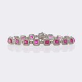 Ruby Diamond Bracelet - image 1