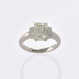 Diamond Ring in Emerald Cut - image 2