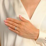 Diamond Ring in Emerald Cut - image 4