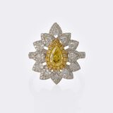 Multicoloured Fancy Diamond Ring - image 1