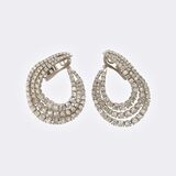 Pair of high-carat Diamond Earrings - image 1