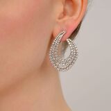 Pair of high-carat Diamond Earrings - image 2