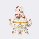 Magnificent lidded tureen from the swan service with Acis and Galatea - image 2