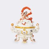 Magnificent lidded tureen from the swan service with Acis and Galatea - image 4