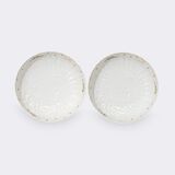 A pair of round side dish bowls from the swan service - image 1