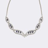 Sapphire Diamond Necklace - image 1