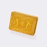 Viennese Gold Tabatère with Classicist Grotesques - image 3