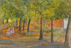 A play of light beneath the trees - image 1