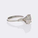 High Carat Solitaire Ring - image 2