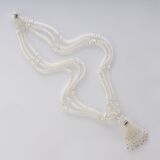 Long rock crystal brilliant necklace - image 1