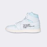 Pair of Nike Jordan 1 High x Virgil Abloh 'Alaska' Sneakers - image 4