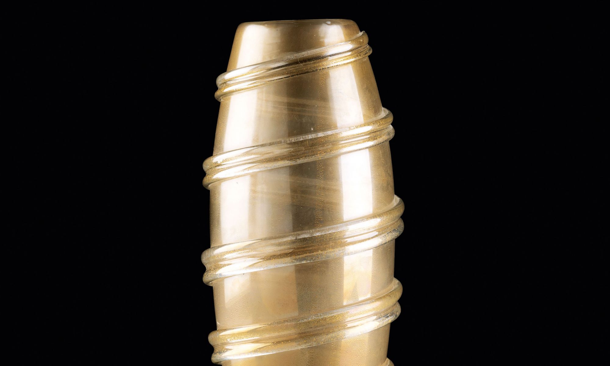 A Rare Vase 'A fasce con grande spirale applicata'