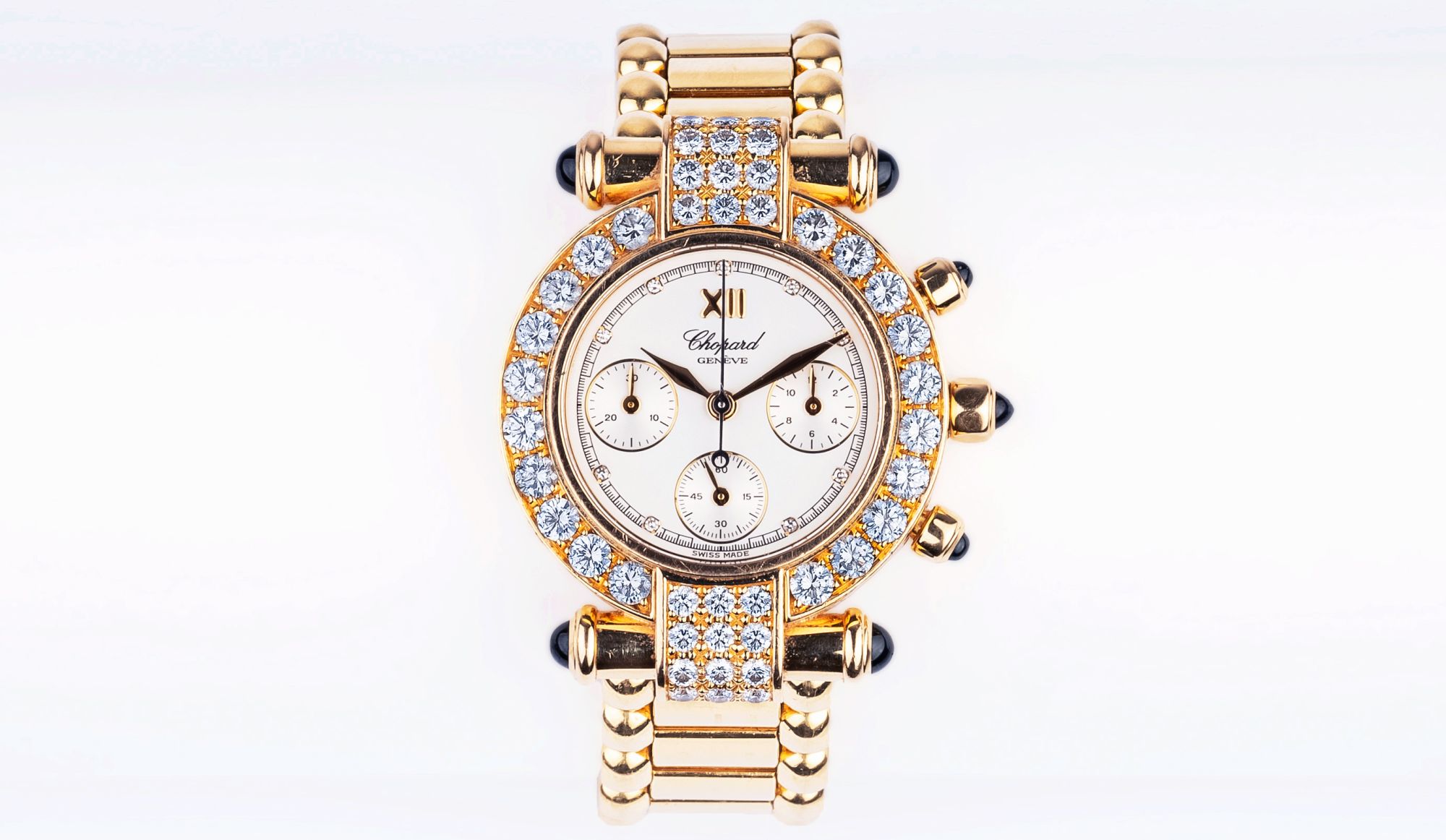 A Lady's Wristwatch Imperiale Chronograph with Diamonds