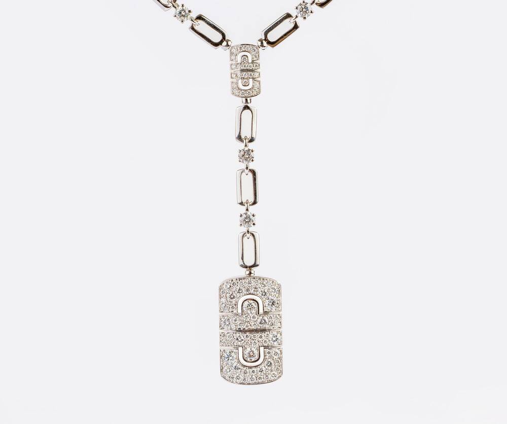 Diamond 'Parentesi' Necklace