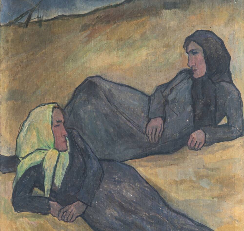 Fisher Women on the Beach