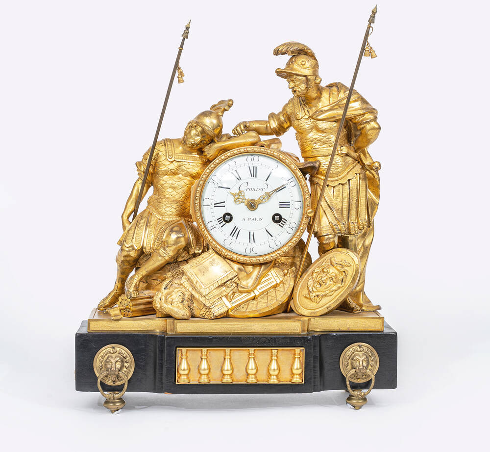 Empire Pendule 'Allégorie de la fin de la guerre'
