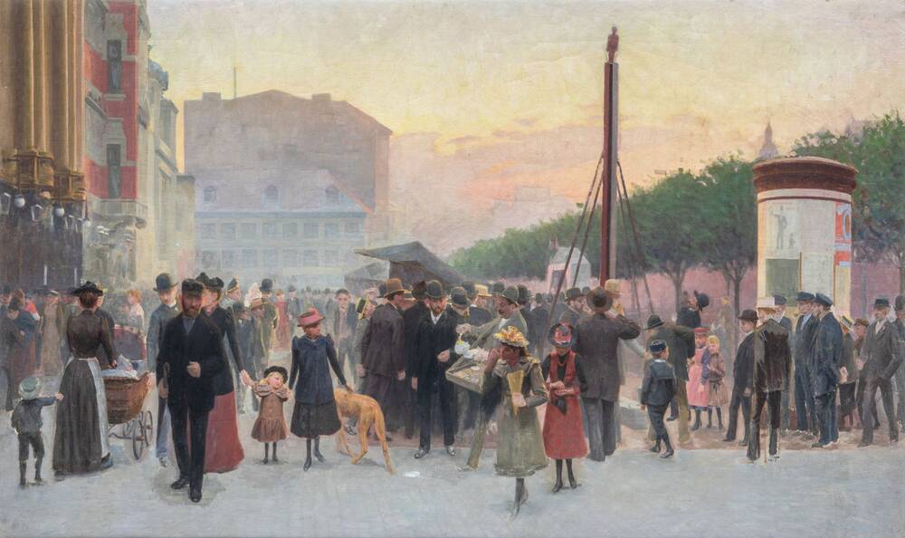 Summer Evening on Spielbudenplatz