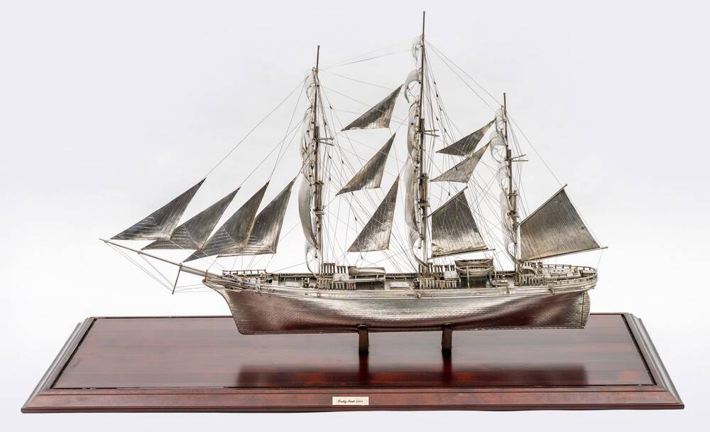 A Large Ship Model of the 'Cutty Sark'