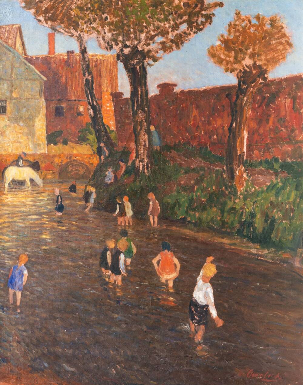 Bathing Children